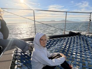 Zeilen in de baai van San Francisco