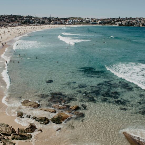 Strand aan de oostkust van Australië