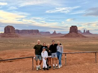 Gezinsfoto in Monument Valley